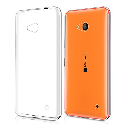 kwmobile Crystal Case Cover for Microsoft Lumia 640 Made of TPU Silicone - Transparent Clear Protection Case in Transparent