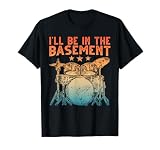 Funny Drumming Art for Men Women Drumline Drum Set Drummer T-Shirt