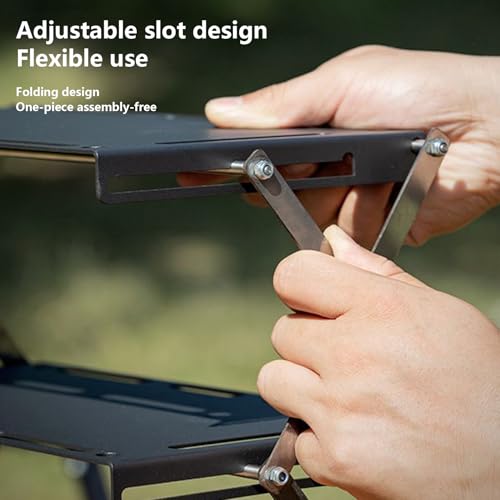 Étagère de cuisine en inox 3 niveaux à structure pliable - 8
