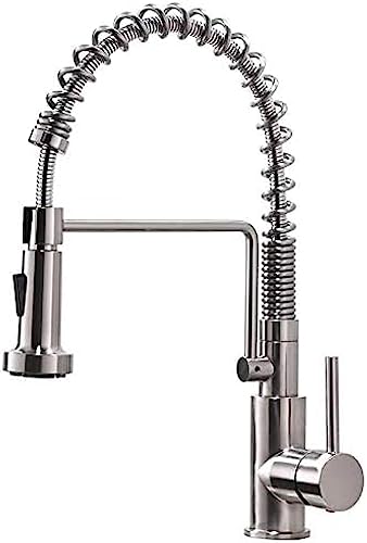 Mitigeur cuisine ressort en acier inoxydable YRYRYW robinet douchette 360