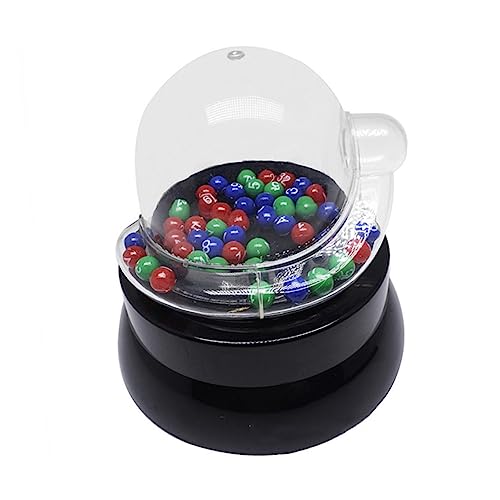 Machine à loto électrique équitable boulier automatique transparent léger pour jeu de hasard