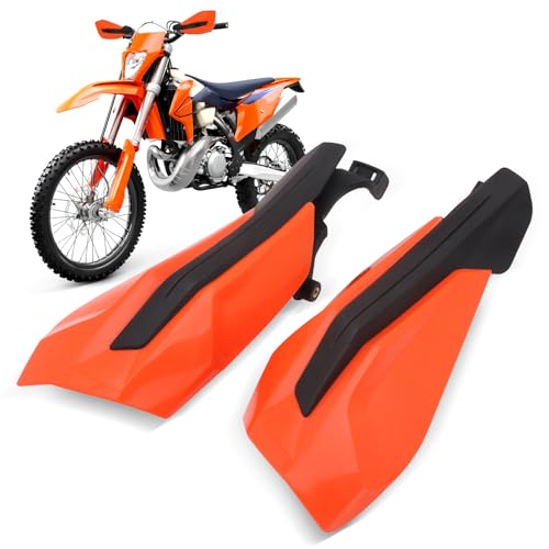 PROTEZIONE EFFICACE: i paramani moto da cross sono in grado di proteggere le mani dall'impatto con lo sporco, la sabbia e i rami degli alberi durante la guida fuoristrada, di ridurre l'affaticamento delle dita e di proteggere le leve del freno e della frizione in caso di collisione.