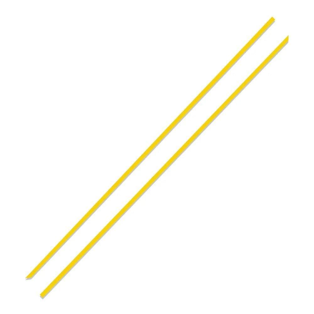 Dabhuoc Glossy Yellow 2Pcs Car Door Side Skirt Sports Stickers For Golf Mk7 Mk5 Mk2 Mk6 Mk4 Mk1 Mk3(Glossy Yellow)
