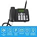 Fixed Wireless Phone - 2G GSM Desktop Telephone with 3000 mAh Battery and External Antenna - Supports GSM 850 900 1800 1900 MHz SMS Function and Caller ID for Office Use (US Plug)