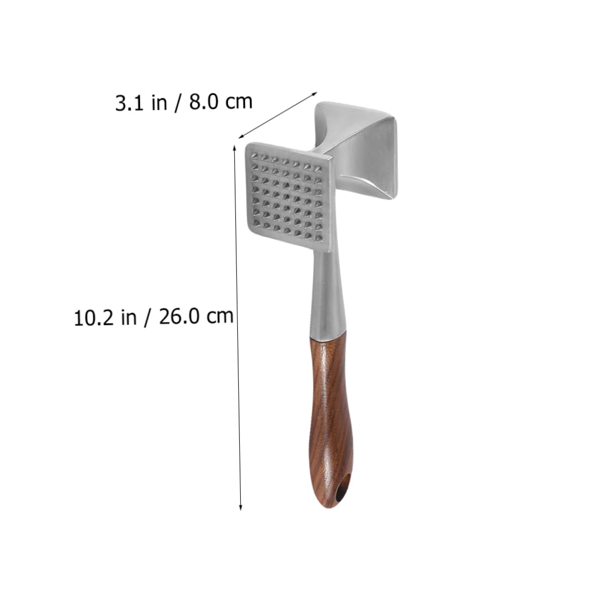 OUNONA Meat Tenderizer Mallet Tool Dual Sided Heavy Duty Kitchen Hammer for Tenderizing Steak Chicken and Vegetables Surface for Efficient Meat Preparation