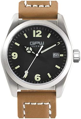 German Military Titanium Fieldwatch GPW. Automatic Movement. 200M W/R. Domed Sapphire Crystal.