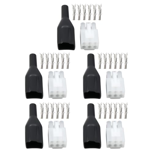 EMSea 5 Juegos de Conectores de Alimentación de 6 Pines Compatible con Yaesu FT-857D Y FT-897D