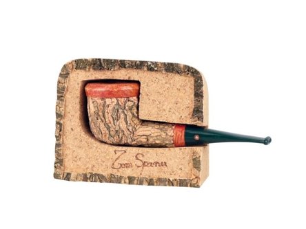 Amazon.com: Tom Spanu Pipe with Cork Coat Curved with Pipe Stand