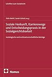 Soziale Herkunft, Karrierewege und Entscheidungspraxis in der Sozialgerichtsbarkeit: Soziologische und rechtswissenschaftliche Beiträge (Schriften zum Sozialrecht)