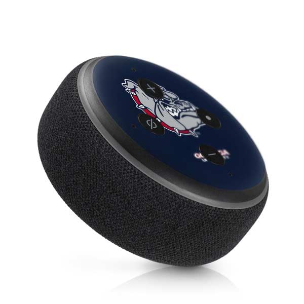 Skinit Decal Audio Skin Compatible with Amazon Echo Dot 3 - Officially Licensed Gonzaga University Bulldog Logo Design