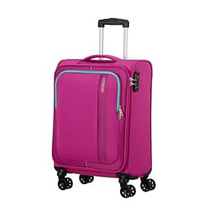 American Tourister Sea Seeker Spinner S, handbagage, 55 cm, 36 L, roze (Deep Fuchsia), roze (Deep Fuchsia), S (55 cm – 36 L), handbagage
