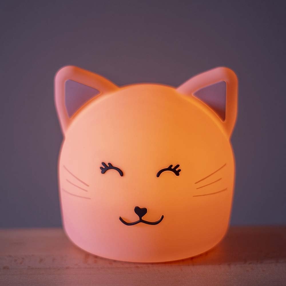 Trixie Silikon Nachtlicht für Kinder, Tier Lampe für Jungen und Mädchen | Dimmbare LED Nachttisch Leuchte für Jungs Mädels, kabelloses Kleinkind Schlafzimmer Akku Nachtlampe, Tierlampe weich mit USB