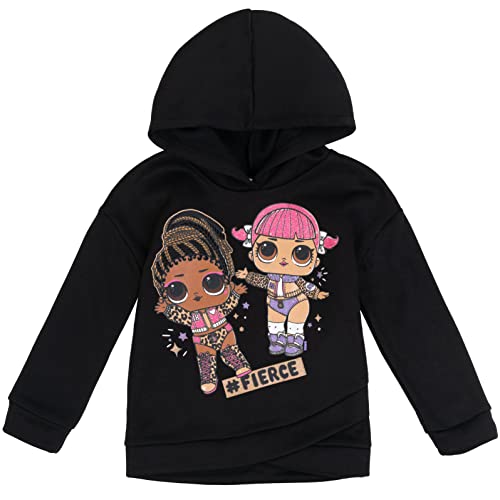 Image of L.O.L. Surprise! Girls' Fleece 2-Piece Hoodie and Leggings Set | Cozy Fleece Hoodie, Ribbed Leggings, Elastic Waistband, Soft and Warm