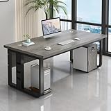 社長デスク・オフィスデスク・事務机｜シンプル設計ワーク｜スチール・パソコン机・PC｜120×60～180×80cm｜在宅勤務・事務所机・ビジネス A 120x80x74cm