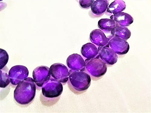 Amethyst loose Beads pour créer vos propres bracelets d'été en pierre violette