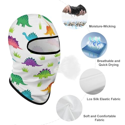 Cubrecabeza de protección solar, balaclava elástico sin costuras para adultos, máscara facial transpirable y cálido gorro para el cuello miniatura 4