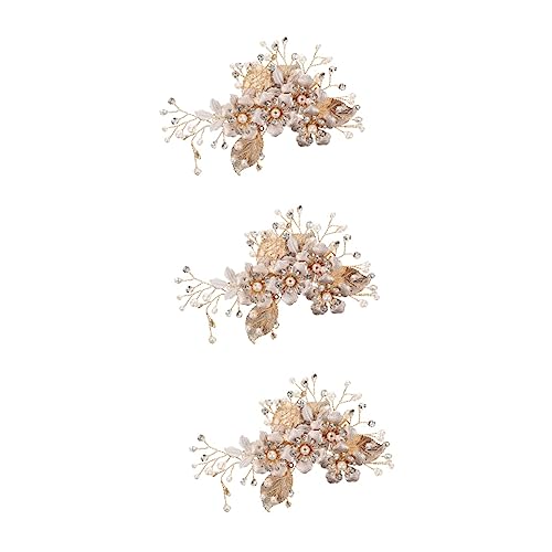 Couvre-chef de mariage en perles et pinces métalliques pour sublimer un chignon