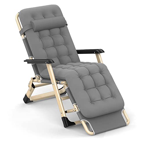 Tumbona plegable, reclinable ajustable portátil, asiento interior y exterior para jardín, piscina, playa, soporta hasta 330 libras, ideal para relajarse