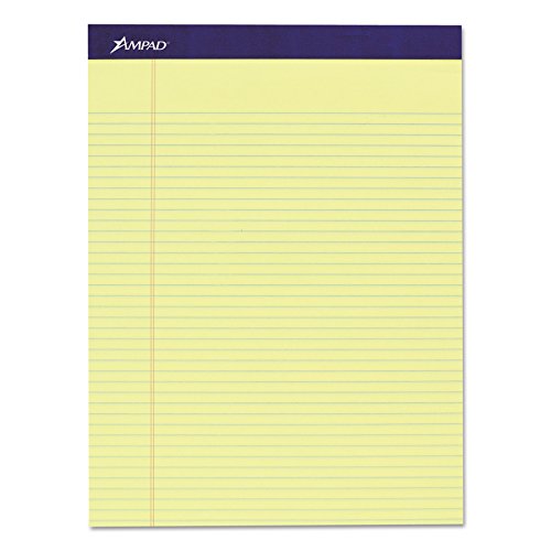 Bloc de notas de rayas legales 8.5x11 pulgadas para oficina y organización diaria en formato folio