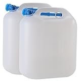 ► 2er Set: 2x 20 Liter Kanister