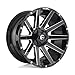 D615 CONTRA 22x12, Bolt Pattern: 8x170/, Offset: -44, GLOSS BLACK MILLED, set of 1
