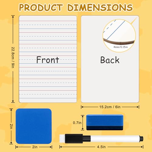40% Off 12-Piece Dry Erase Board Set for Classroom - Image 3