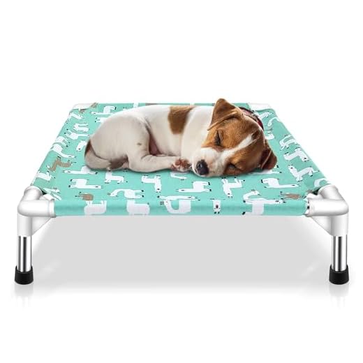Elevated Dog Bed Pet cot - Pet Bed for Small Dogs | Elevated Pet Bed for Indoor and Outdoor Use for Small Pets