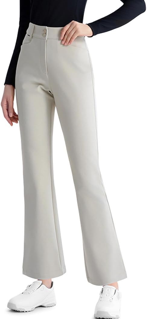 Women's Golf Joggers Pants Elastic Section Dress Pant Work Casual Track Pant with Heating Lining