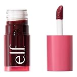 e.l.f. Sheer For It Blush Tint, Multi-Use, Long-Lasting Lip & Cheek Make-up, Creates a Natural Flush Finish, Vegan & Cruelty-Free, Left On Red
