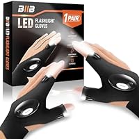 BIIB Vatertagsgeschenk für Papa, Handschuhe mit Licht Angelzubehör, Geschenke für Männer Camping Zubehör, Gadgets für Männer Geschenke für Papa, Geschenk Vatertag Geburtstagsgeschenke für Ihn