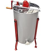 Amazon | 蜂蜜分離器 遠心分離機 採蜜機 3フレーム 手動式 遠心分離機