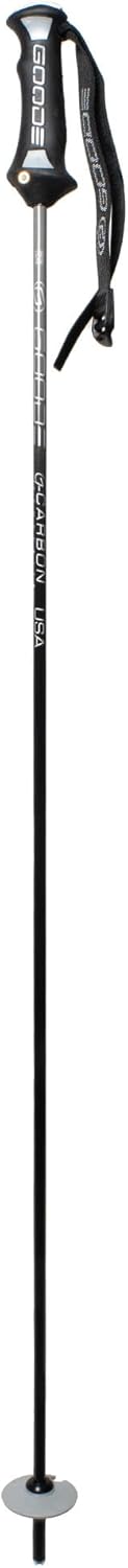 GOODE G Carbon Ski Poles – Ultra-Lightweight & Durable Carbon Fiber – Superior Balance – Shock Absorbing – High-Performance Downhill Ski Poles for Men & Women - Pair