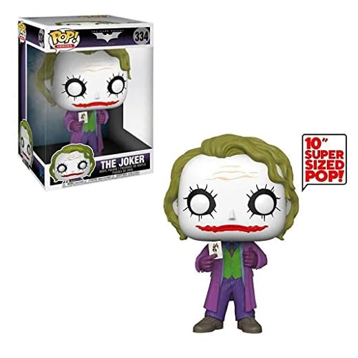 Funko Pop! Movies: DC-10 DC The Joker - Dark Knight - Figura de Vinilo Coleccionable - Idea de Regalo- Mercancia Oficial - Juguetes para Niños y Adultos - Movies Fans - Muñeco para Coleccionistas