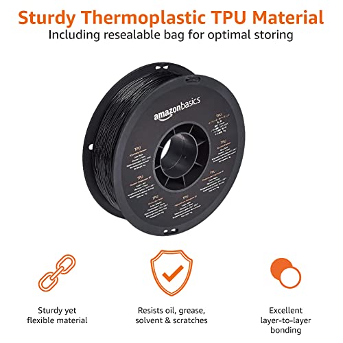 Filamento de TPU para impresoras 3D Amazon Basics, 1 kg negro, 1.75 mm - Fernando Cortés