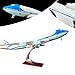 Bswath Large Model Airplane 1:130 American Air Force One B747 Model Jet Plane Model for Adults with LED Light for Gift and Decoration
