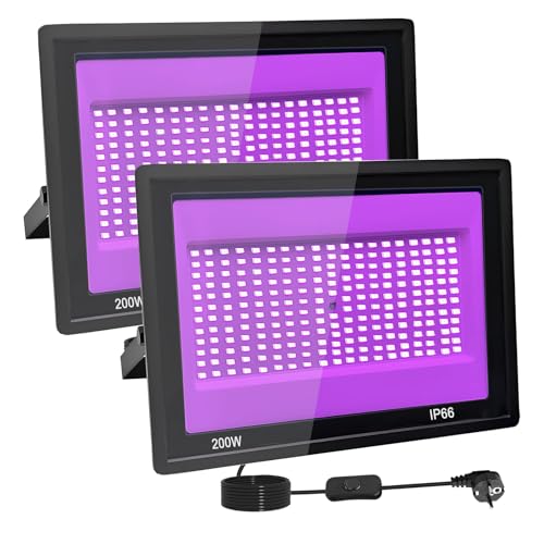 Projecteur UV étanche IP66 avec interrupteur pour body painting