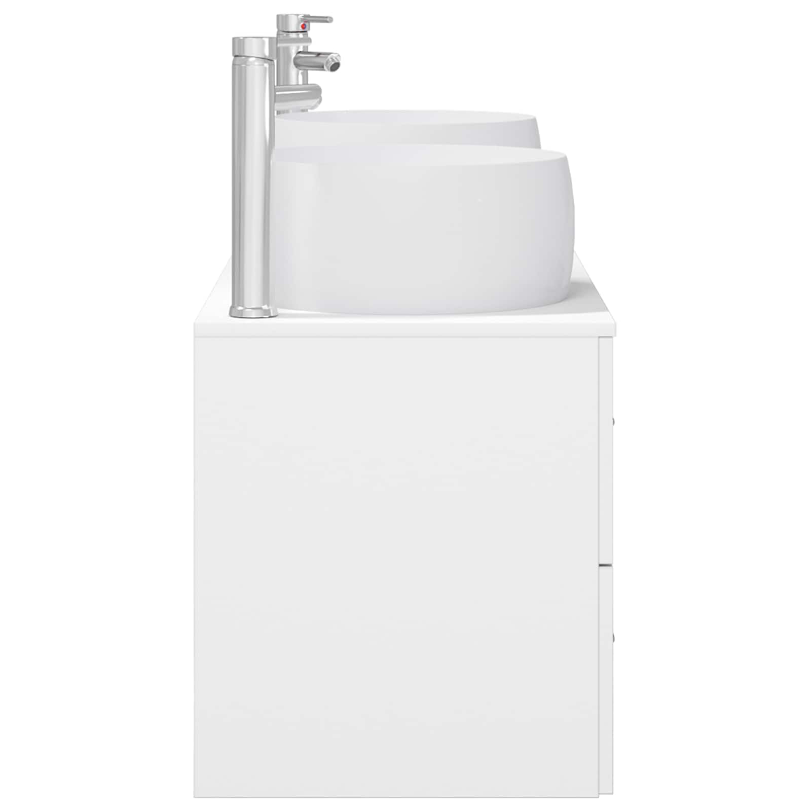 Générique Ensemble De Mobilier De Salle De Bain 3 Pc Blanc Mural
