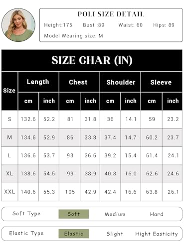 DEARCASE Women Dress Dark Black Small Crewneck Long Sleeves Maxi Wedding Guest A-line Plain Casual Empire Waist Flowy Party Vintage Spring Fall Winter Floor Dresses with Pocket4