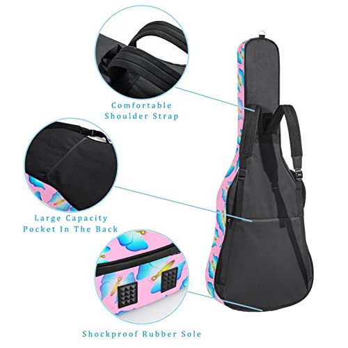 Hondank Étui de protection rembourré pour guitare acoustique classique Motif cercles et carrés, Multicolore 10., 42.9×16… - Les Beatles, Paul McCartney, John Lennon, RIngo Starr, George Harrison Hondank Étui de protection rembourré pour guitare acoustique classique Motif cercles et carrés, Multicolore 10., 42.9x16… – Image 4