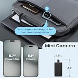 Digimore Spy Hidden Camera | WiFi Mini Camera | 10hr Nonstop Recording Spy Camera WIFI Hidden, 4K HD Video, Cloud & SD Storage, Motion Detection & Night Vision for Indoor/Home - Image 2