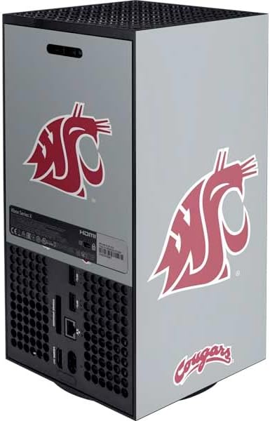 Skinit Decal Gaming Skin Compatible with Xbox Series X Digital Edition Console - Officially Licensed Washington State University WSU Cougars Design