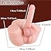 3 in 1 Sex Doll with Realistic Dildo Vagina Anus, Sex Toy with Flexible Dildo for Women,Transsexual Love Doll with Penis&Pussy for Woman Men Gay Unisex Masturbation Couple Adult Sex Toy (Fair)
