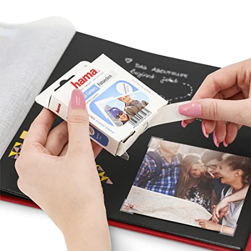 Hama Fotoecken 1000 St&uuml;ck (Foto Klebepads selbstklebend), transparent & Fotoecken 500 St&uuml;ck (Foto Klebepads selbstklebend, Fotokleber Ecken), transparent