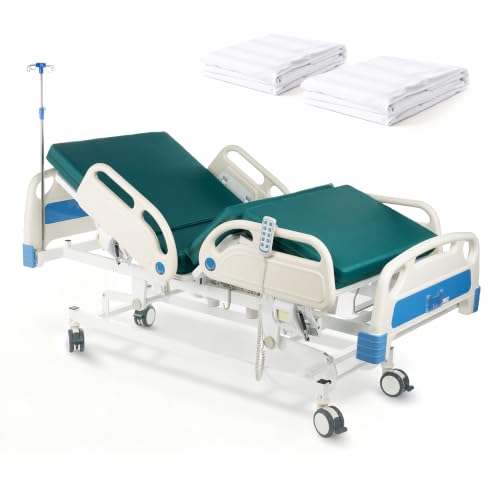 ELENKER Full Electric Hospital Bed 5-Function ICU Bed
