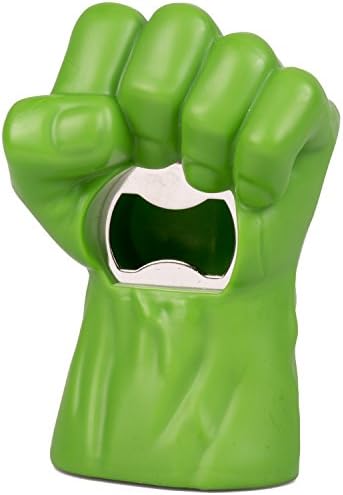 Marvel Avengers Hulk Fist Bottle Opener - Open Your Beverage Like A Super Hero - Great Bar Gift for Men, Dad, Father - 6 Inches