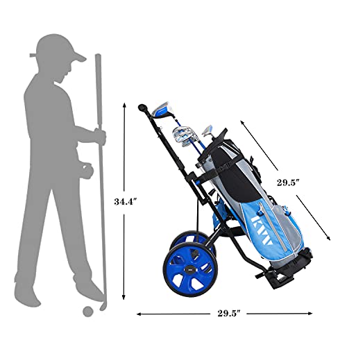 KVV Adjustable 2-Wheel Junior Golf Cart