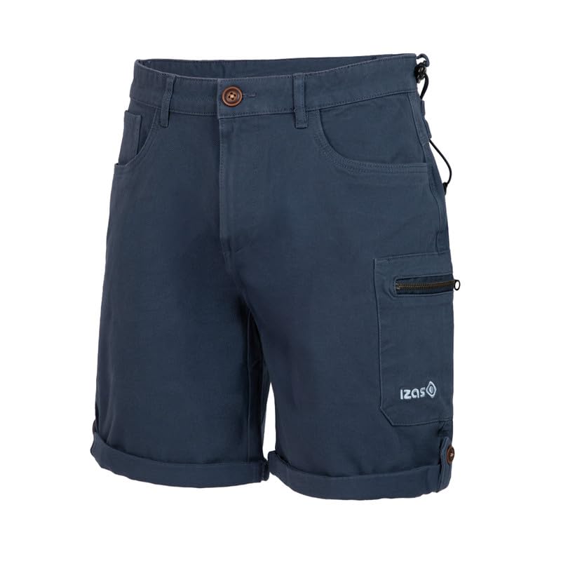 Izas - Pantalón de Montaña para Hombre - Pantalón Elástico de Trekking y Senderismo - Resistente, Transpirable e Impermeable - Regular Fit - Secado Rápido - Lardy SH - Color Azul - Talla S
