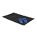 Produktbild Relaxdays Jacquard Badematte, Baumwolle, schwarz, 50 x 80 x 1 cm