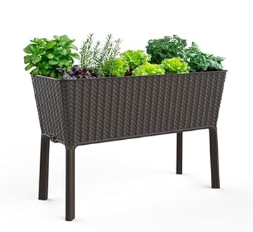 keter easy grow elevated garden bed