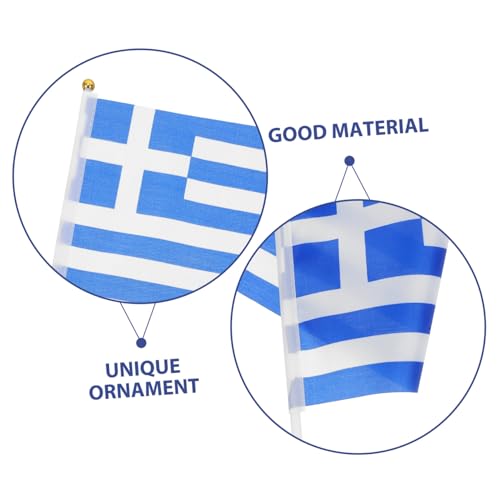 Petit drapeau main Grèce pas encombrant lot de 100 pour célébrer sans effort - 3
